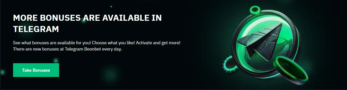 BeonBet promotional bonuses