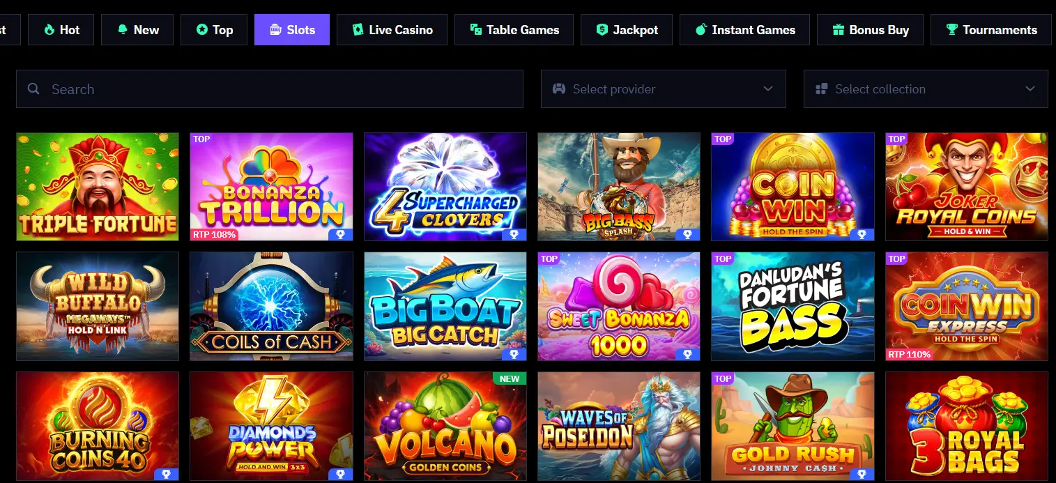 Online slots at BeonBet Casino
